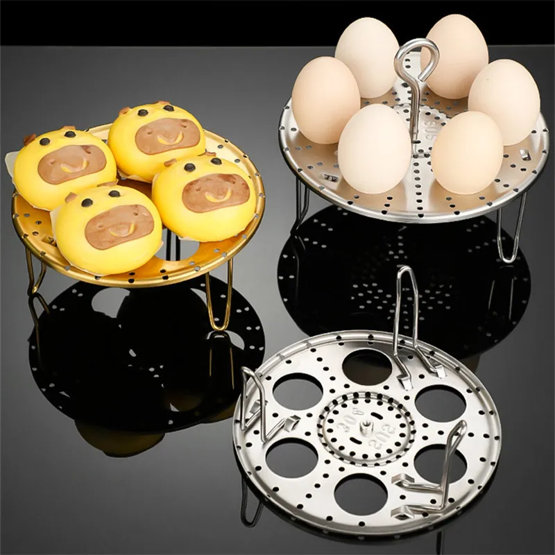 304 Stainless Steel Food Steamer Eggs Dumplings Steaming Rack Grill Stand Kitchen Cookware Kitchenware Cooking Utensils
304 Stainless Steel Food Steamer Eggs Dumplings Steaming Rack Grill Stand Kitchen Cookware Kitchenware Cooking Utensils