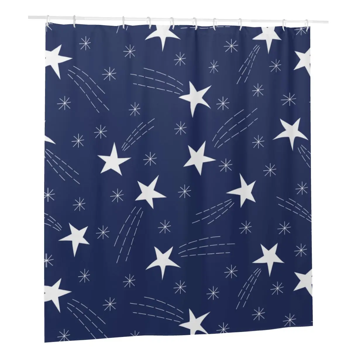 Star Shower Curtains Home Bath Curtain Flying Stars Printing Polyester Waterproof Cloth Screen
Star Shower Curtains Home Bath Curtain Flying Stars Printing Polyester Waterproof Cloth Screen