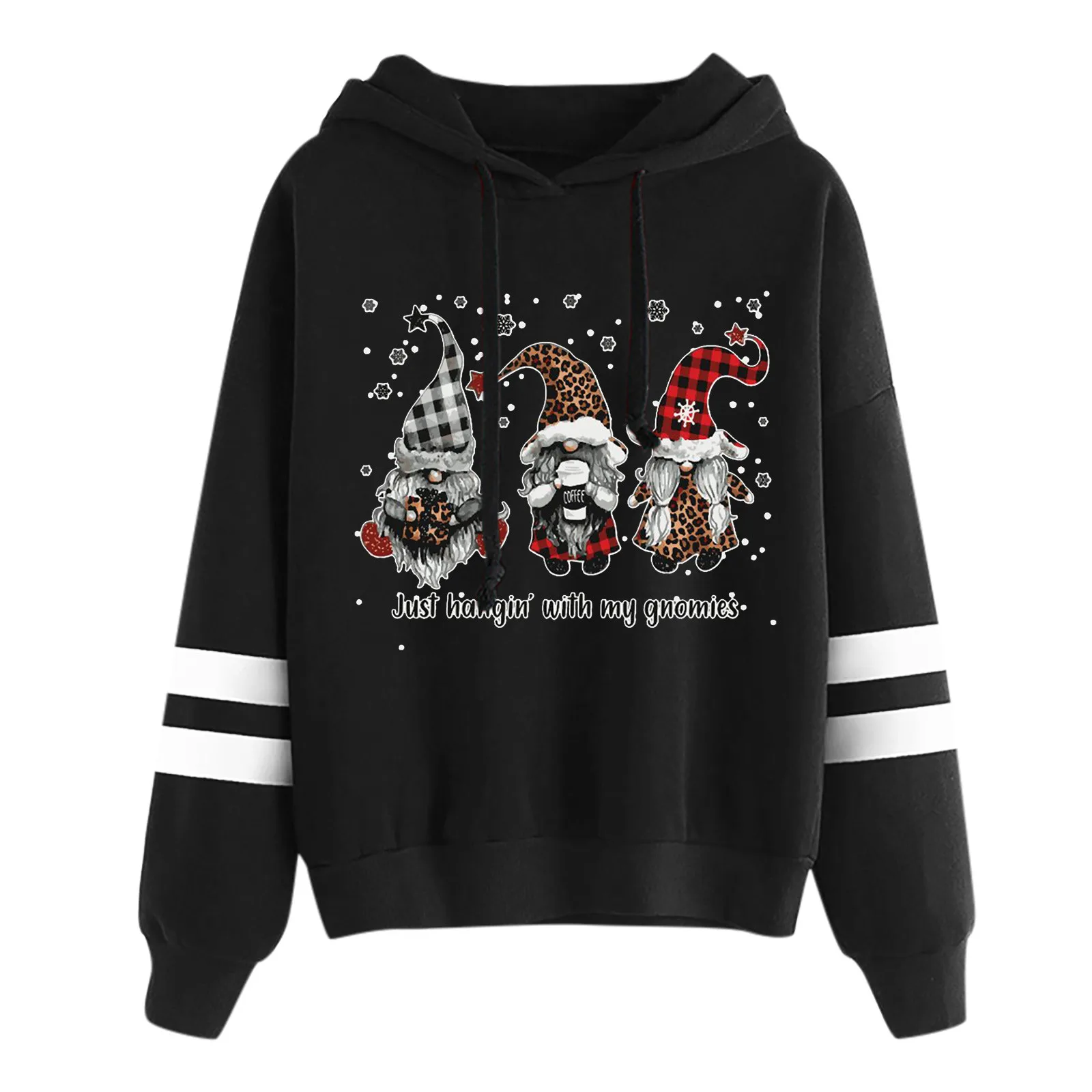 Women's Christmas Gnome Printed Long Sleeve Hooded Sweatshirt Top Hooded Sweat Shirts Women Pullover Hoodie Sweaters Women
Women's Christmas Gnome Printed Long Sleeve Hooded Sweatshirt Top Hooded Sweat Shirts Women Pullover Hoodie Sweaters Women