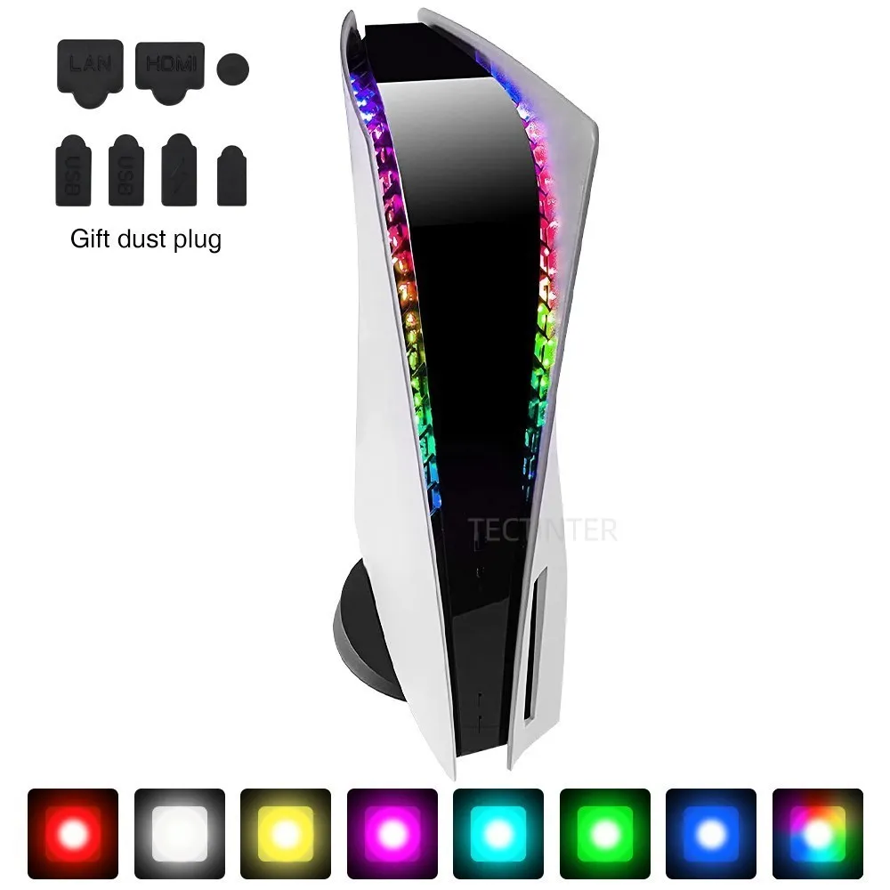 RGB LED Ring Strip Lights For PS5 Console DIY Decoration Led Light Strip Lighting USB/APP/Remote Controller Game Accessories
RGB LED Ring Strip Lights For PS5 Console DIY Decoration Led Light Strip Lighting USB/APP/Remote Controller Game Accessories