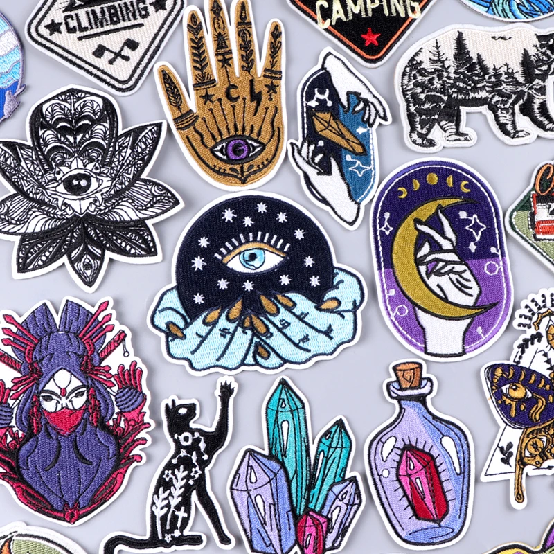 Magic Ball Eye Embroidery Patch DIY Fusible Patches For Clothing Iron On Patches For Clothes Crystal Stickers On Jackets Badges
Magic Ball Eye Embroidery Patch DIY Fusible Patches For Clothing Iron On Patches For Clothes Crystal Stickers On Jackets Badges