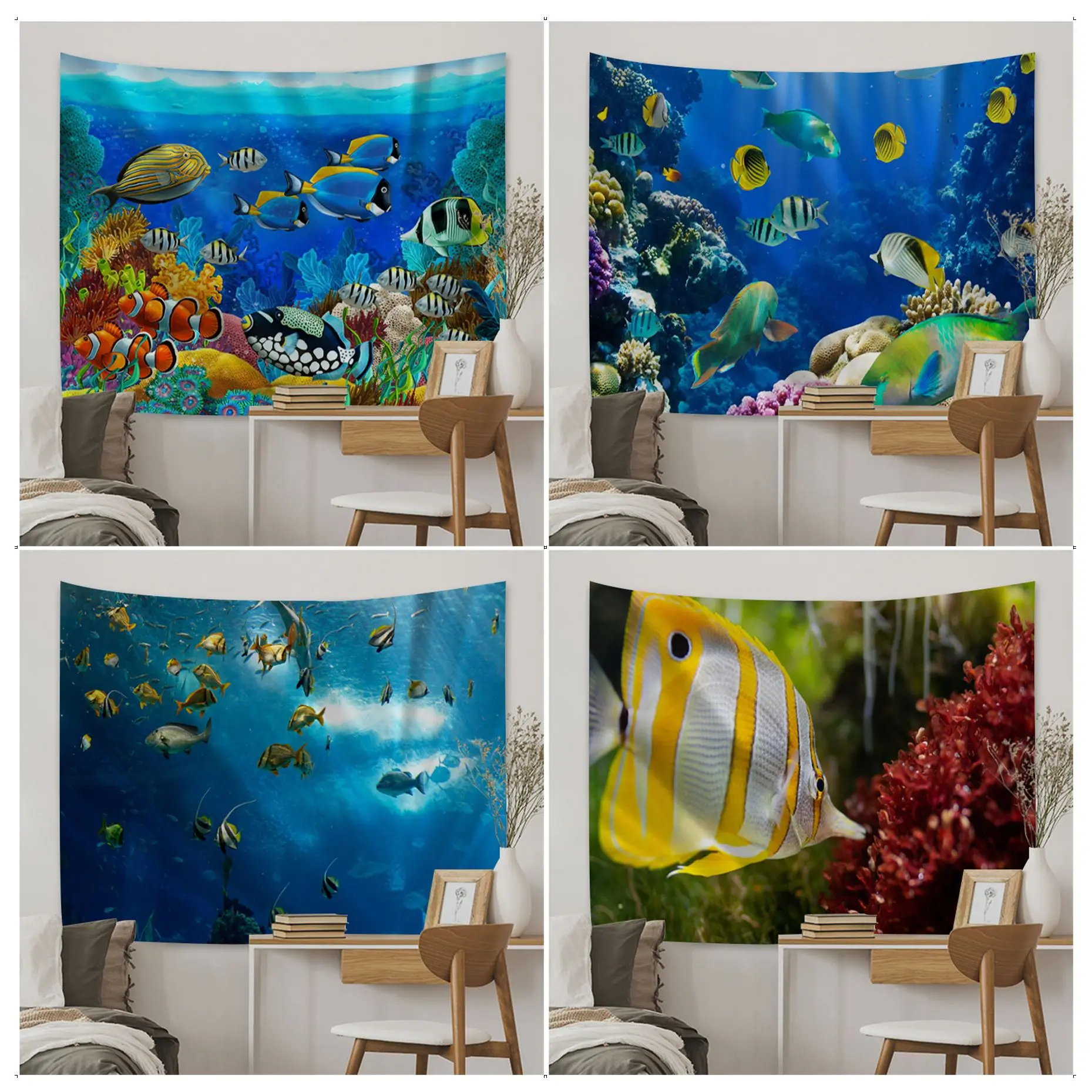 Tropical Fish Colorful Tapestry Wall Hanging Cheap Hippie Wall Hanging Bohemian Wall Tapestries Mandala Hippie Wall Hanging 
Tropical Fish Colorful Tapestry Wall Hanging Cheap Hippie Wall Hanging Bohemian Wall Tapestries Mandala Hippie Wall Hanging