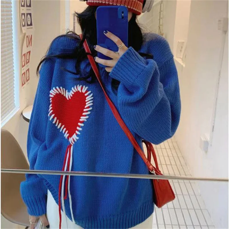 Sweater Women's Autumn And Winter New Korean Version Loose Lazy Wind Sweater Outer Top
Sweater Women's Autumn And Winter New Korean Version Loose Lazy Wind Sweater Outer Top
