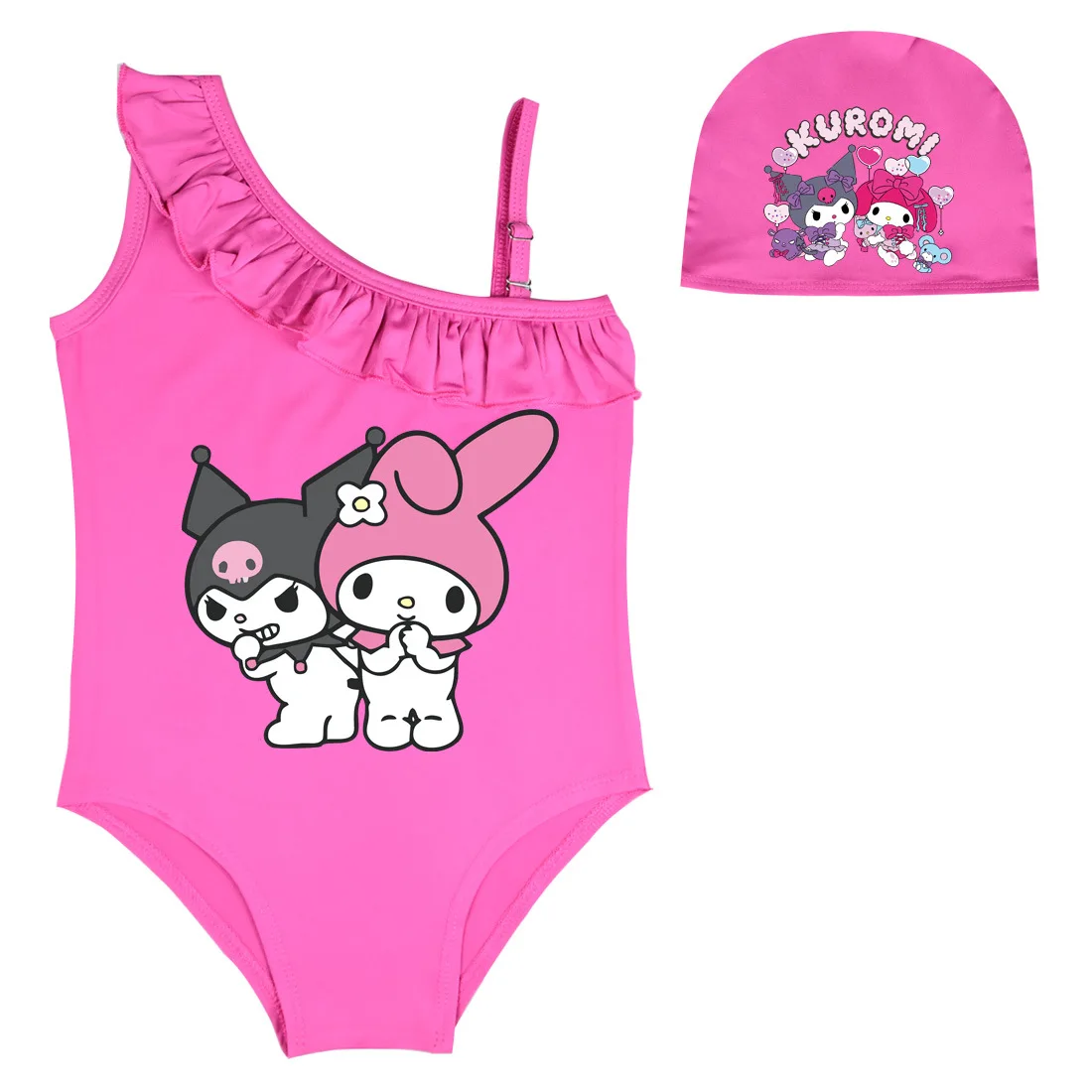 New Kawaii Sanrio Children's Bikini Kuromi My Melody Accessories Cute Beauty Cartoon Anime One-Piece Swimwear Toys for Girl Gift
New Kawaii Sanrio Children's Bikini Kuromi My Melody Accessories Cute Beauty Cartoon Anime One-Piece Swimwear Toys for Girl Gift