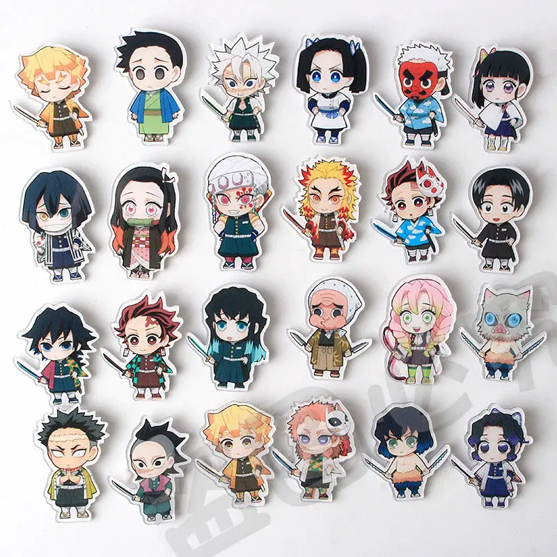 Demon Slayer Brooch Super Kawaii Pin Acrylic Kimetsu No Yaiba Lapel Badges For Backpacks On Clothes Anime Accessories Gift
Demon Slayer Brooch Super Kawaii Pin Acrylic Kimetsu No Yaiba Lapel Badges For Backpacks On Clothes Anime Accessories Gift