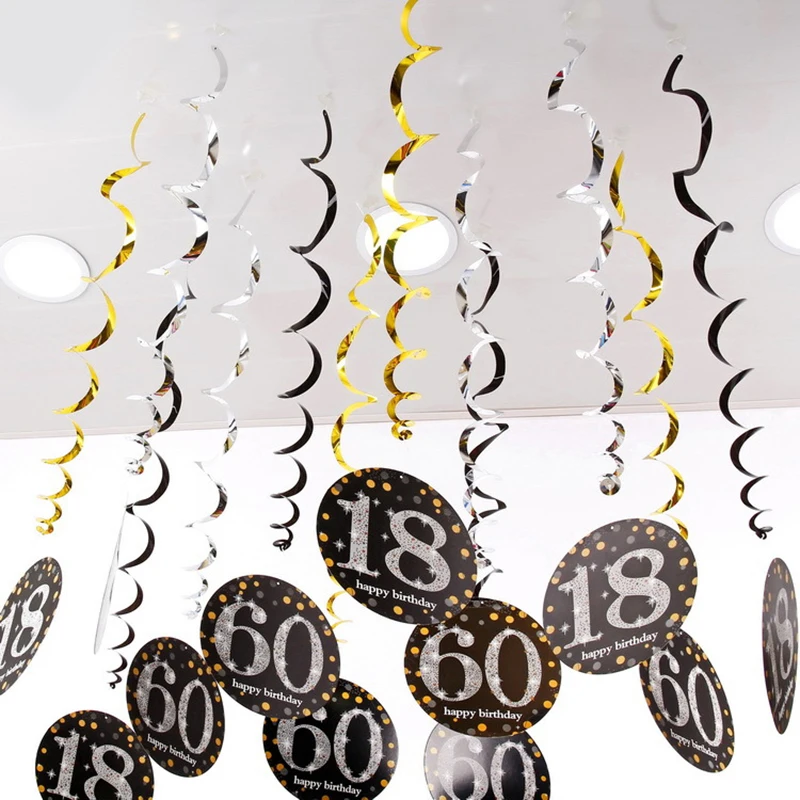 6pcs Happy Birthday Round Spiral Pendant Ceiling Hanging Garland PVC Swirl Banner For Birthday Party Home Living Room Decoration
6pcs Happy Birthday Round Spiral Pendant Ceiling Hanging Garland PVC Swirl Banner For Birthday Party Home Living Room Decoration