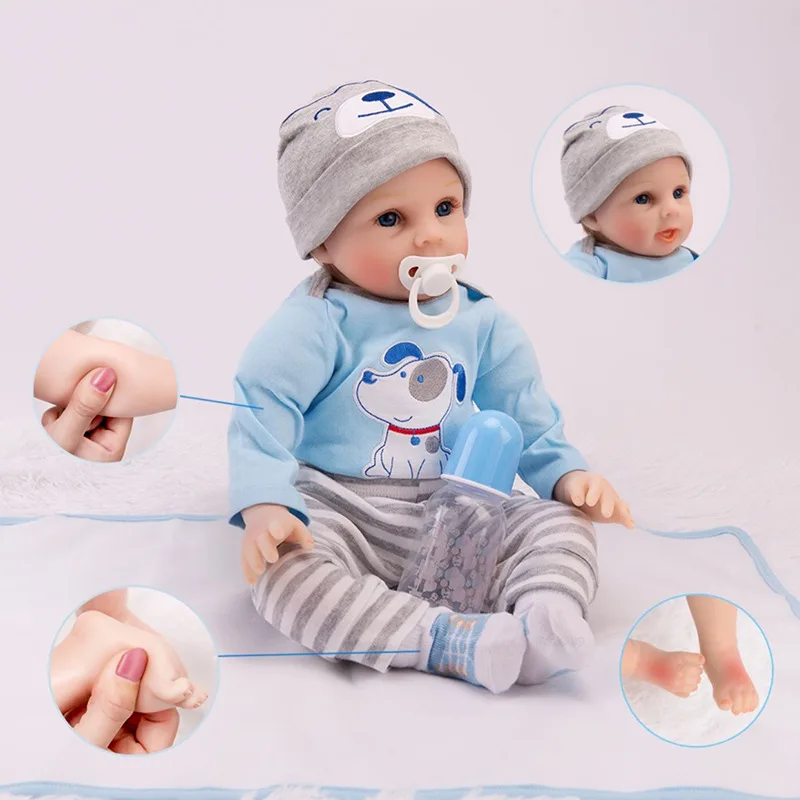 Doll 55cm Rebirth Doll Imitation Baby Doll 55cm Soft Rubber Baby Toy Children‘s Comfort Toy DIY Change Toy
Doll 55cm Rebirth Doll Imitation Baby Doll 55cm Soft Rubber Baby Toy Children‘s Comfort Toy DIY Change Toy