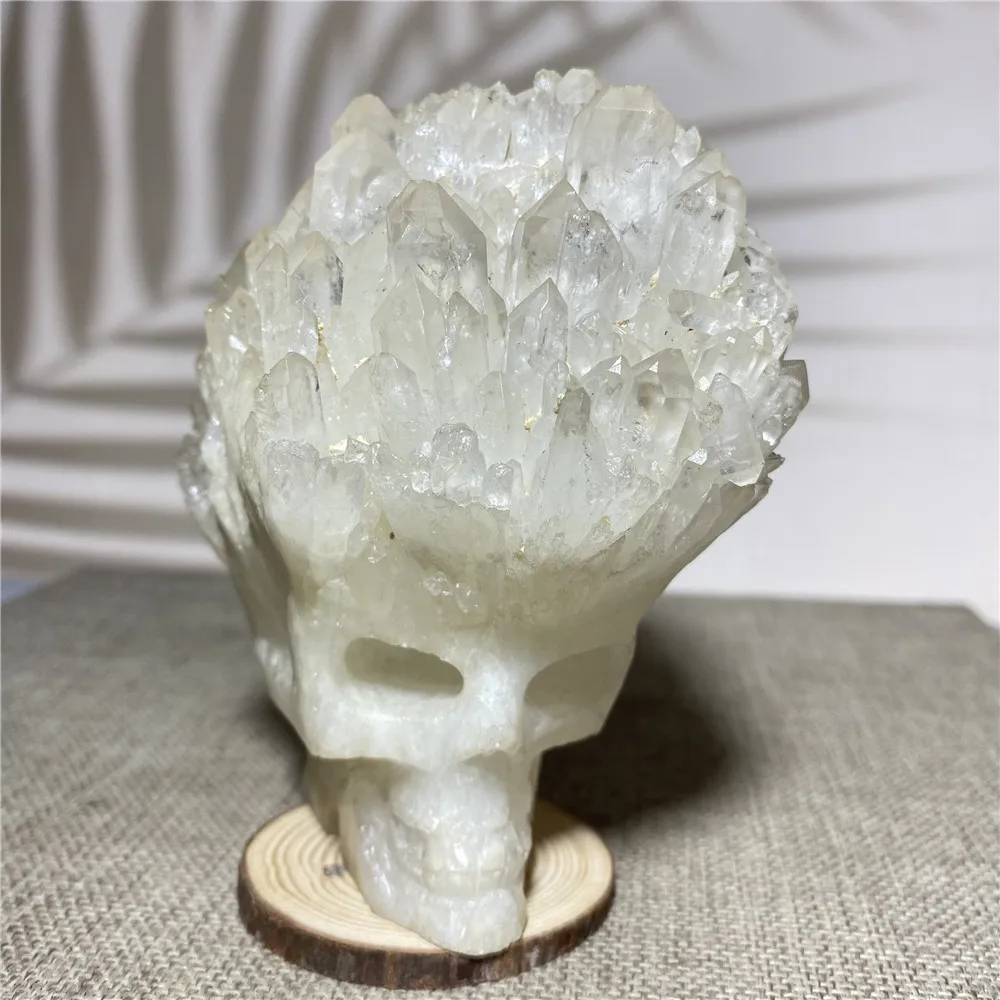 Natural Stone And Crystal Cranium Engraver Skull Specimen Fengshui Gift Meditation Wicca Reiki Ornments For Home Decoration
Natural Stone And Crystal Cranium Engraver Skull Specimen Fengshui Gift Meditation Wicca Reiki Ornments For Home Decoration