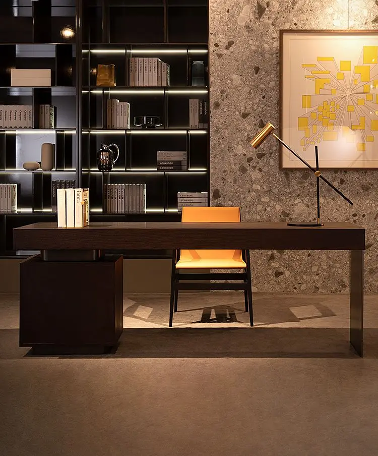 Luxury desk, solid wood design, computer desk, word desk, minimalist workbench, home modern desk
Luxury desk, solid wood design, computer desk, word desk, minimalist workbench, home modern desk