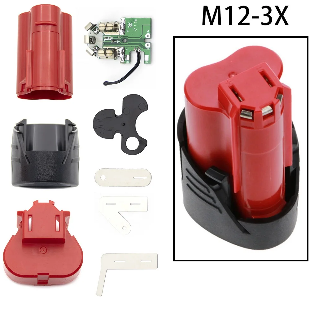 Useful Durable Practical Quality Brand New Battery Shell Three-Cell Kit M12 Repair 1set Accessories Battery Case
Useful Durable Practical Quality Brand New Battery Shell Three-Cell Kit M12 Repair 1set Accessories Battery Case