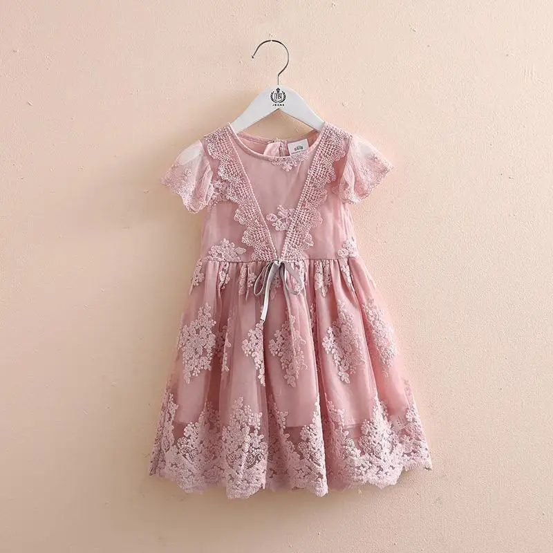 Popodion 2022 Summer Korean Style New Lace Children's Dress CHD20691 
Popodion 2022 Summer Korean Style New Lace Children's Dress CHD20691