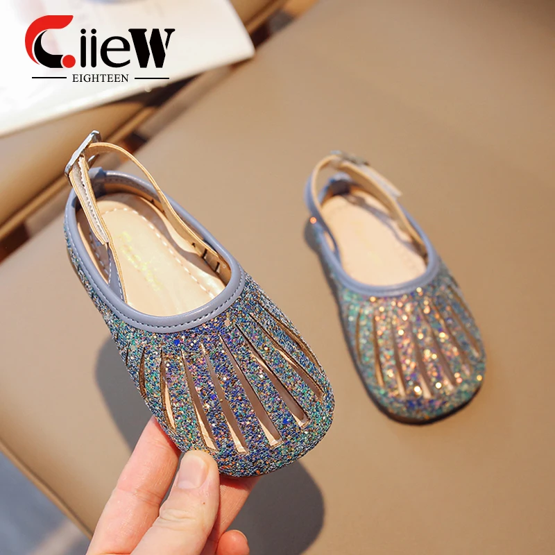 Туфли принцессы размера 23-34, изящные сандалии для девочек, разноцветные блестки, удобная обувь на платформе, сандалии для детей
Туфли принцессы размера 23-34, изящные сандалии для девочек, разноцветные блестки, удобная обувь на платформе, сандалии для детей
