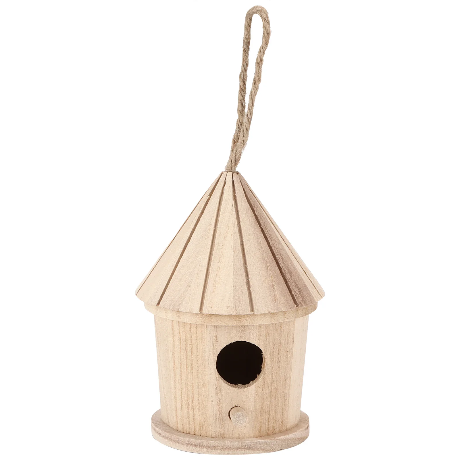 Bird Natural Wooden Bird House Parakeet Hanging Bird for Outdoor Garden
Bird Natural Wooden Bird House Parakeet Hanging Bird for Outdoor Garden