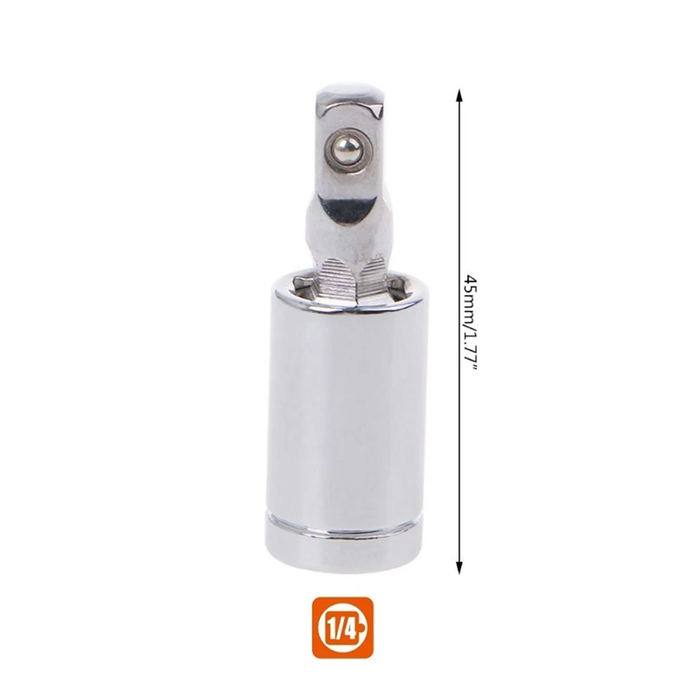1/4" 3/8" 1/2" Socket Adapter Universal Joint 360 Deg Ratchet Angle Extension Bar Chrome Vanadium Steel Socket Adapter
1/4" 3/8" 1/2" Socket Adapter Universal Joint 360 Deg Ratchet Angle Extension Bar Chrome Vanadium Steel Socket Adapter
