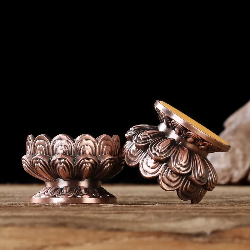 2pcs 5.3*3.4cm Alloy Metal Lotus Base Red Copper Color Carving Plating Butter Lamp Base Putting Decorate Ornaments
2pcs 5.3*3.4cm Alloy Metal Lotus Base Red Copper Color Carving Plating Butter Lamp Base Putting Decorate Ornaments