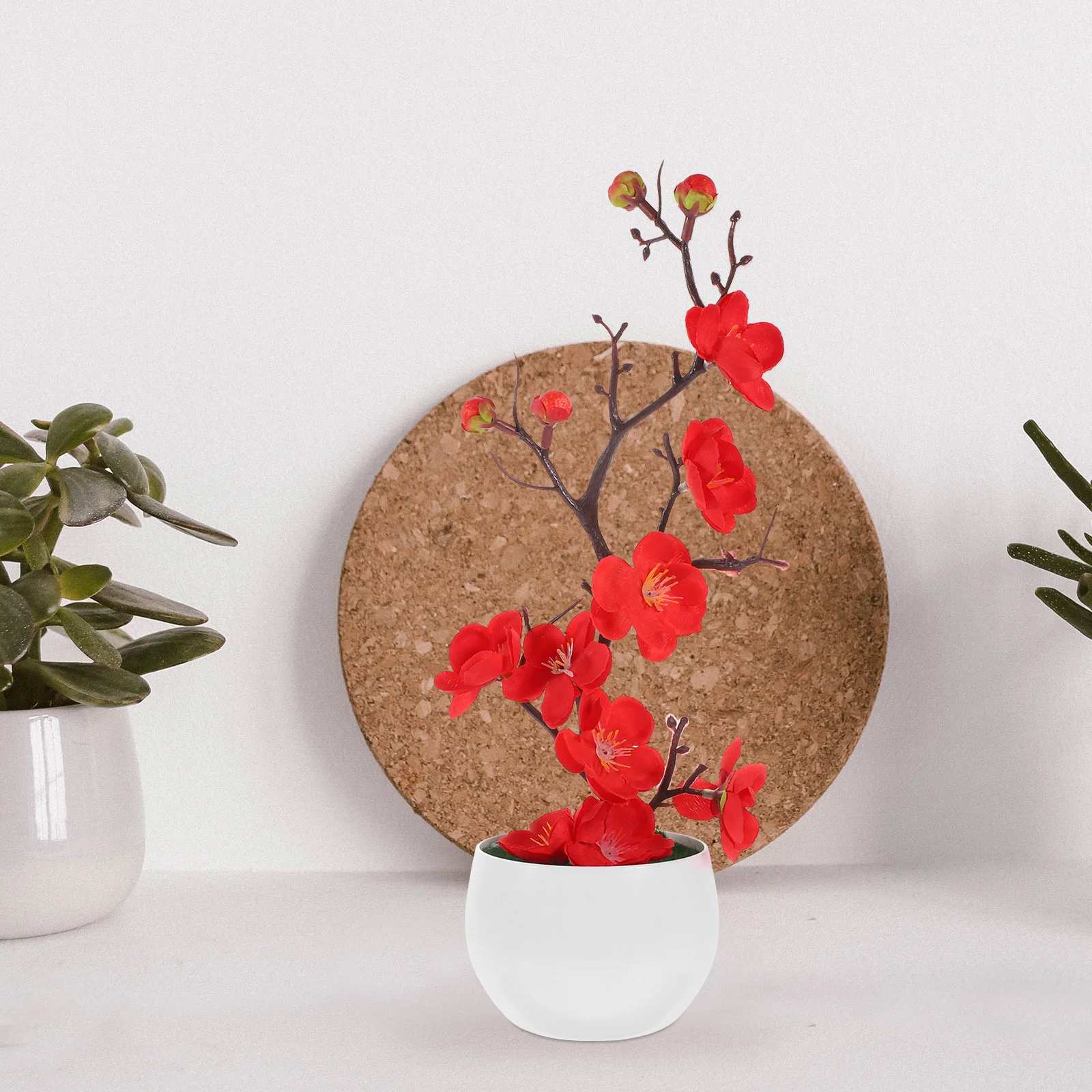 2 Pcs Small Christmas Coffee Table Decor Plastic Flower Pot Realistic Potted Plum Blossom
2 Pcs Small Christmas Coffee Table Decor Plastic Flower Pot Realistic Potted Plum Blossom