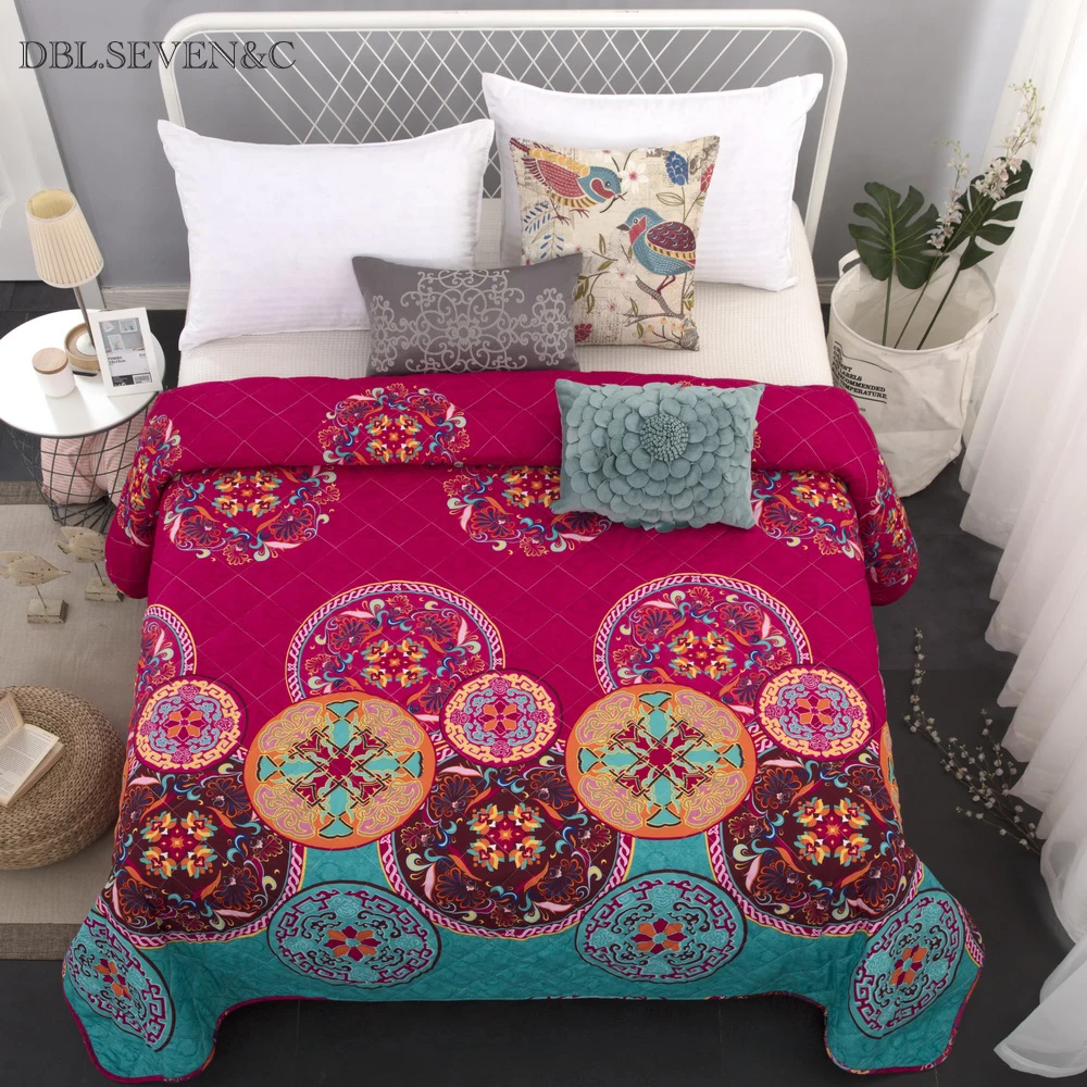 DBL.SEVEN&C Quilted Bedspread on the bed cotton filling Bedspreads for bed plaid home decor sheet soft Bed cover mattress pad
DBL.SEVEN&C Quilted Bedspread on the bed cotton filling Bedspreads for bed plaid home decor sheet soft Bed cover mattress pad