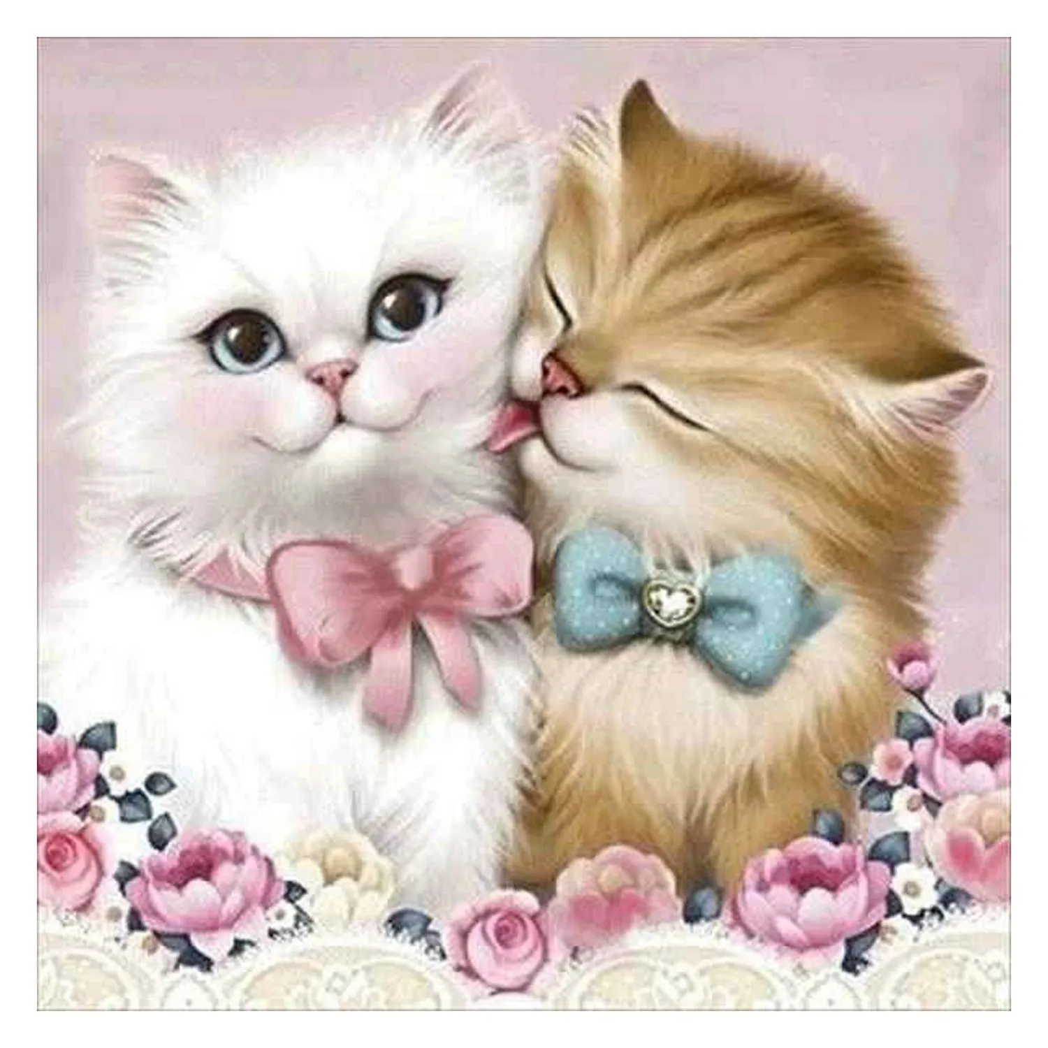 5D Diy Diamond Painting Cross Stitch Couple Cat Diamond Painting Round Rhinestones Embroidery Animals
5D Diy Diamond Painting Cross Stitch Couple Cat Diamond Painting Round Rhinestones Embroidery Animals
