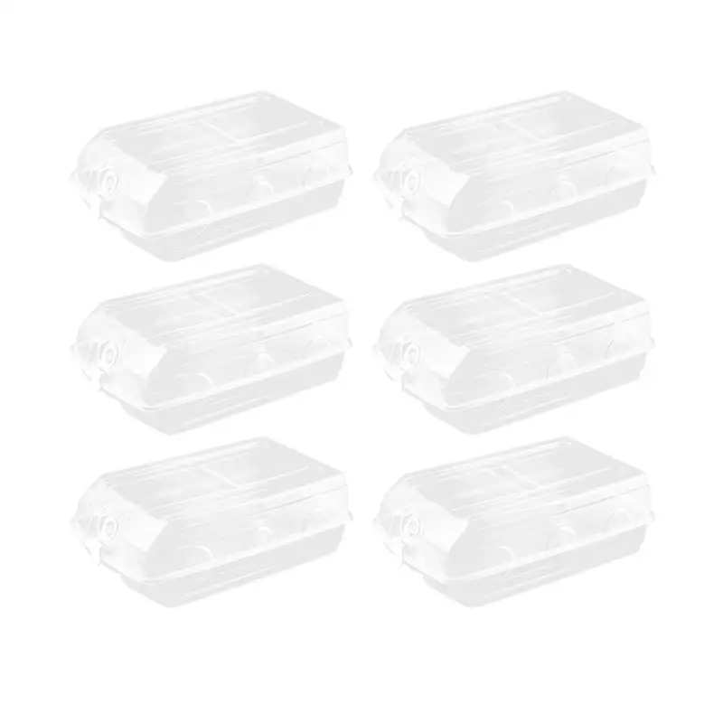 6PCS Plastic Shoes Storage Box Thickened Anti-dust Box Large Transparent Shoe Box for Men and Women (White)
6PCS Plastic Shoes Storage Box Thickened Anti-dust Box Large Transparent Shoe Box for Men and Women (White)
