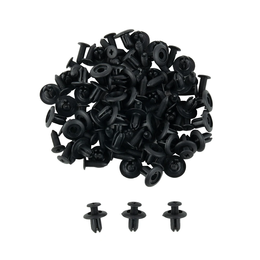 Fixing Accessories Black Trunk Bumper Retainer Push Hole Fasteners Clips Tools 50pcs Set Plastic Kit Screw Fender
Fixing Accessories Black Trunk Bumper Retainer Push Hole Fasteners Clips Tools 50pcs Set Plastic Kit Screw Fender
