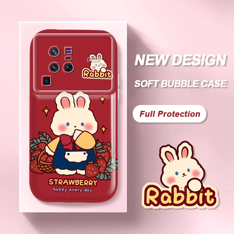 Red Strawberry Rabbit Bubble Phone Case for vivo X80 Pro X80 X70 X70T X60 V20 Pro V23 S7 S7T S12 S1 iQOO Neo Camera
Red Strawberry Rabbit Bubble Phone Case for vivo X80 Pro X80 X70 X70T X60 V20 Pro V23 S7 S7T S12 S1 iQOO Neo Camera