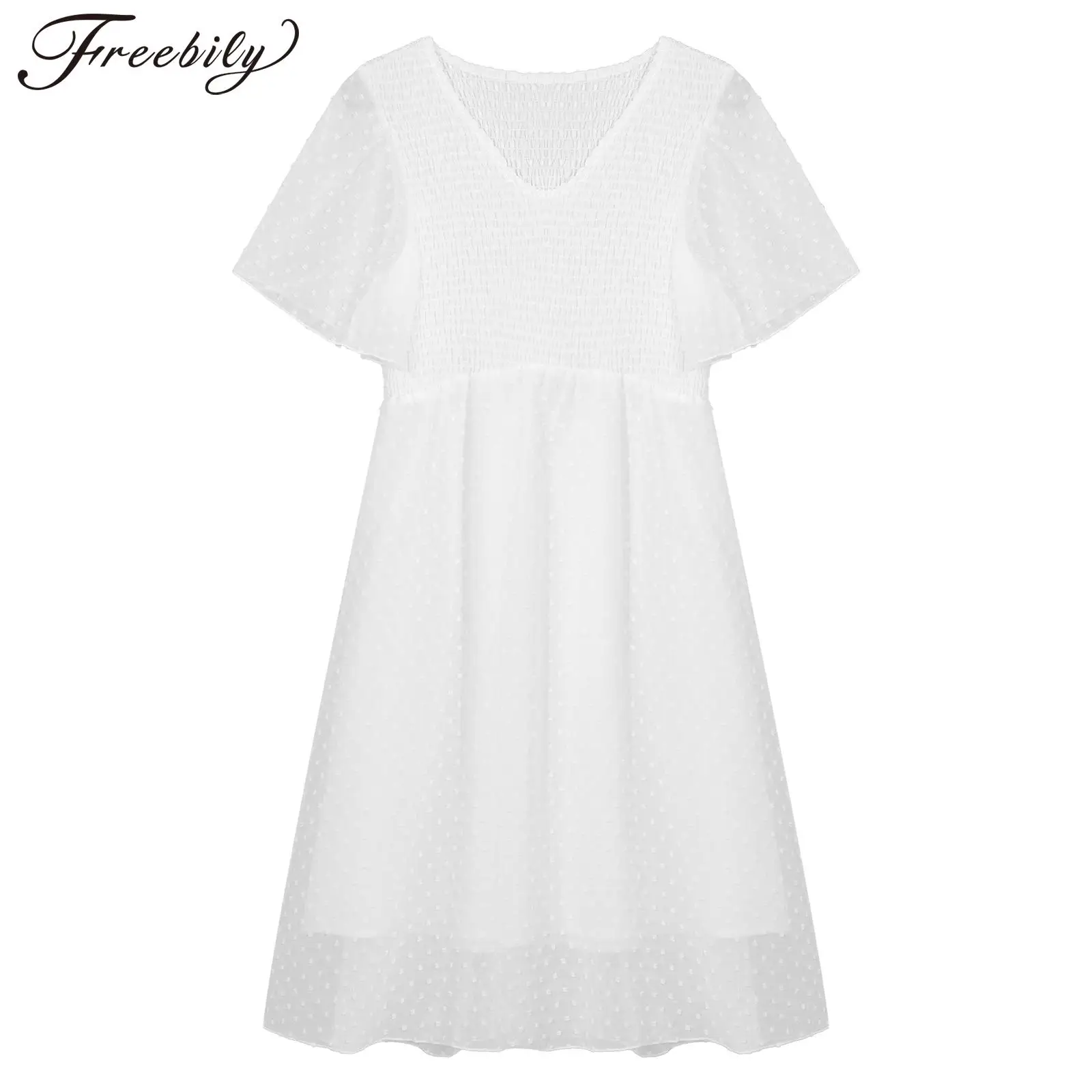 Maternity Dresses Short Sleeve Knee Length Tulle Soft Pregnant Clothing Women Summer Daily Outside Wear Maternity Loungewear
Maternity Dresses Short Sleeve Knee Length Tulle Soft Pregnant Clothing Women Summer Daily Outside Wear Maternity Loungewear