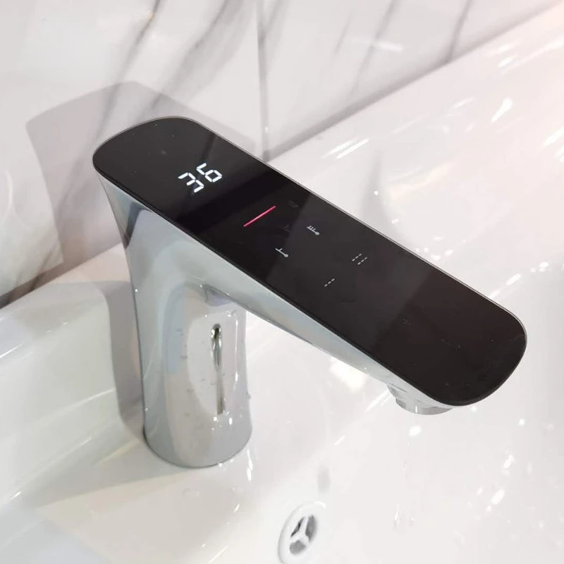 Luxury High Technology Smart Faucet Digital Basin Faucet Digital Temperature Basin Faucet Brass Kitchen Storage 12V DC
Luxury High Technology Smart Faucet Digital Basin Faucet Digital Temperature Basin Faucet Brass Kitchen Storage 12V DC
