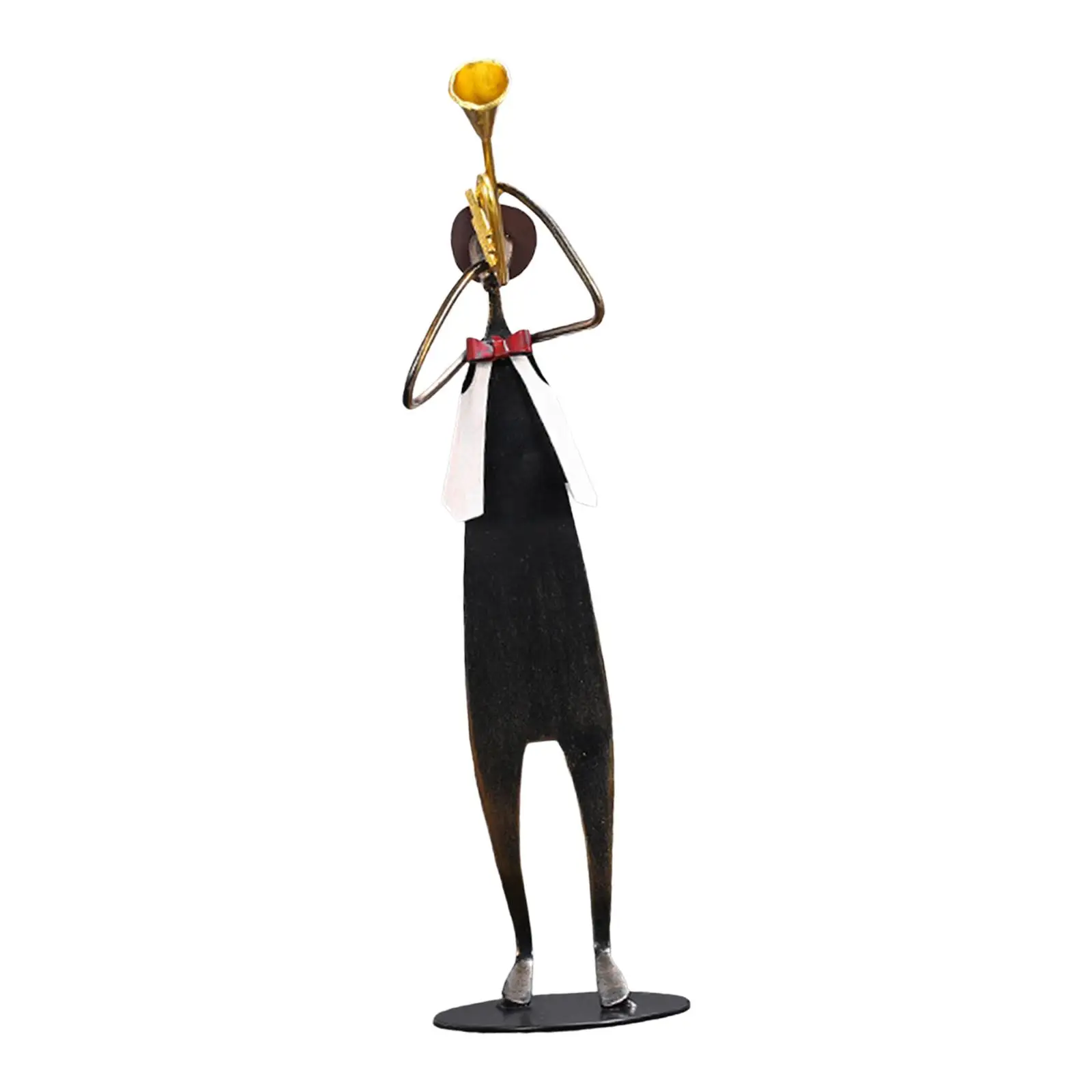 Metal Musician Player Statue Sculpture Decorative for Home Cafe Counter
Metal Musician Player Statue Sculpture Decorative for Home Cafe Counter