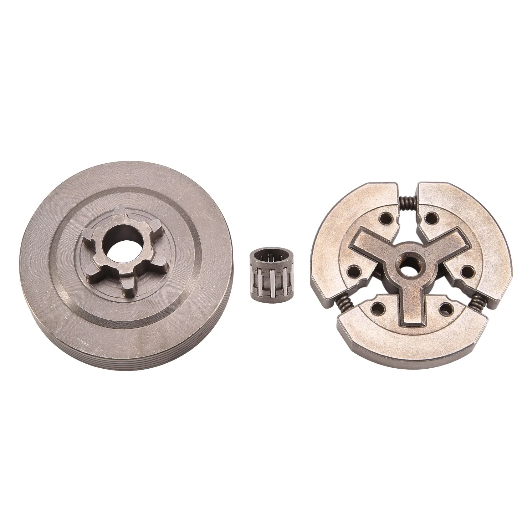 3/8 Clutch Drum & Clutch & Needle Bearing Fit for Chinese Chainsaw 3800
3/8 Clutch Drum & Clutch & Needle Bearing Fit for Chinese Chainsaw 3800