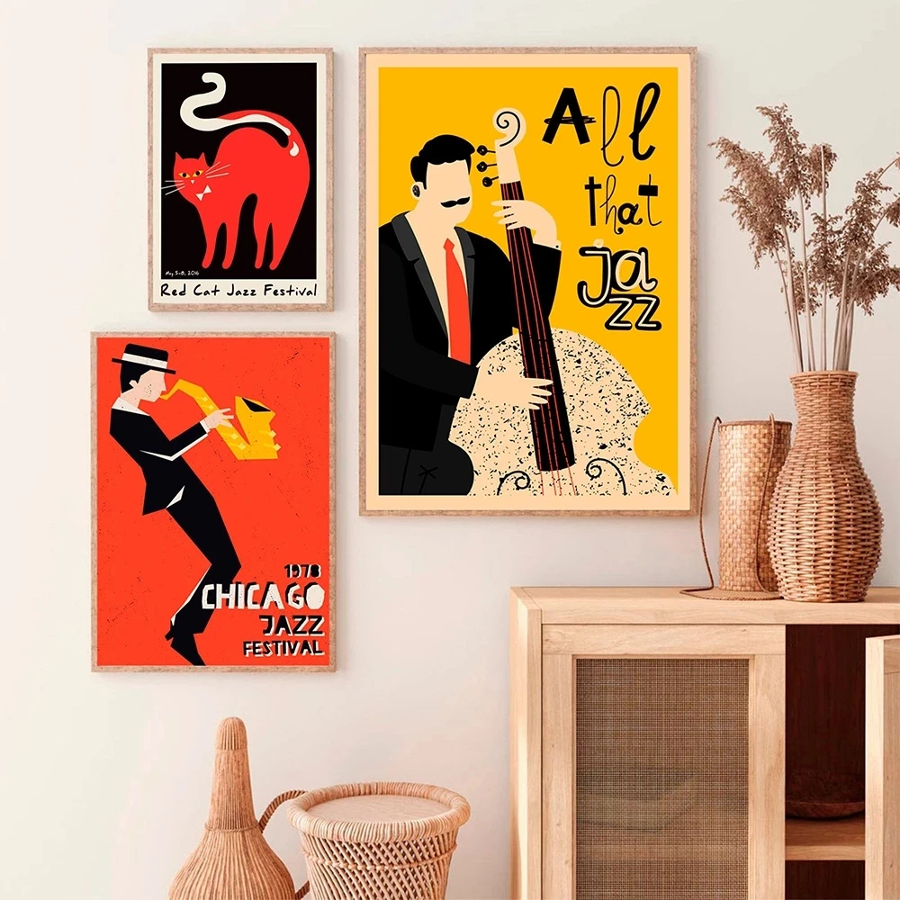 Vintage Festival International Jazz Posters Music Retro Prints Style Magazine Wall Art Canvas Painting Pictures For Living Room
Vintage Festival International Jazz Posters Music Retro Prints Style Magazine Wall Art Canvas Painting Pictures For Living Room