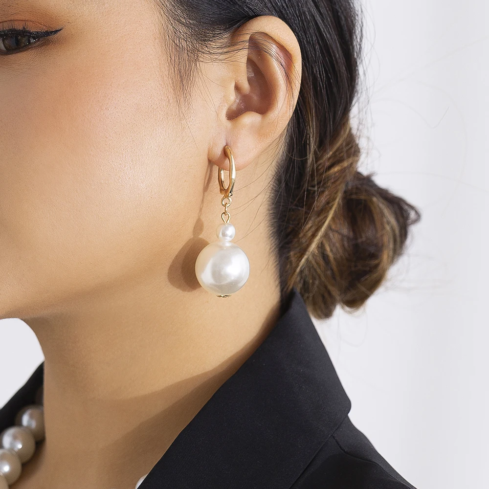 IngeSight.Z Korean New Imitation Pearls Circle Drop Earrings for Women Elegant Gold Color Wedding Party Earrings Jewelry Gift
IngeSight.Z Korean New Imitation Pearls Circle Drop Earrings for Women Elegant Gold Color Wedding Party Earrings Jewelry Gift