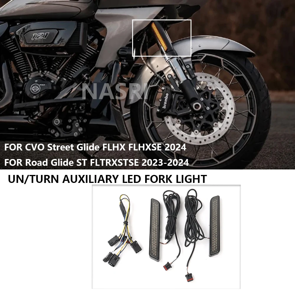 Новый мотоциклетный фонарь для дополнительной вилки путешествий CVO Street Glide FLHX FLHXSE