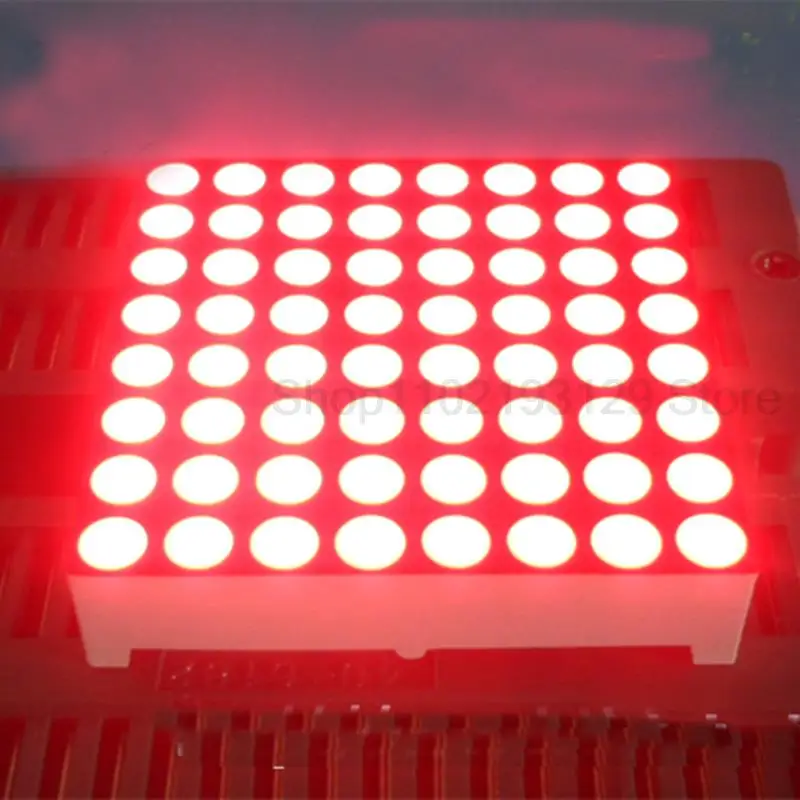 10Pcs/lot Wholesale 8*8 Dots Red Light LEDs Dot Matrix Display 3.75mm digital display Row Common Anode
10Pcs/lot Wholesale 8*8 Dots Red Light LEDs Dot Matrix Display 3.75mm digital display Row Common Anode