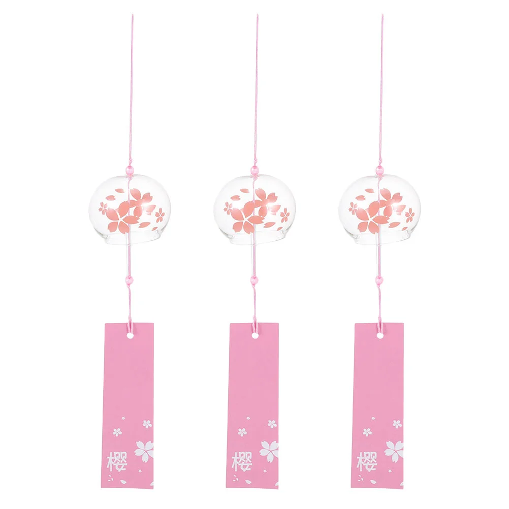 3pcs Japanese Style Glass Wind Chimes Glass Wind Bells Window Hanging Ornaments
3pcs Japanese Style Glass Wind Chimes Glass Wind Bells Window Hanging Ornaments