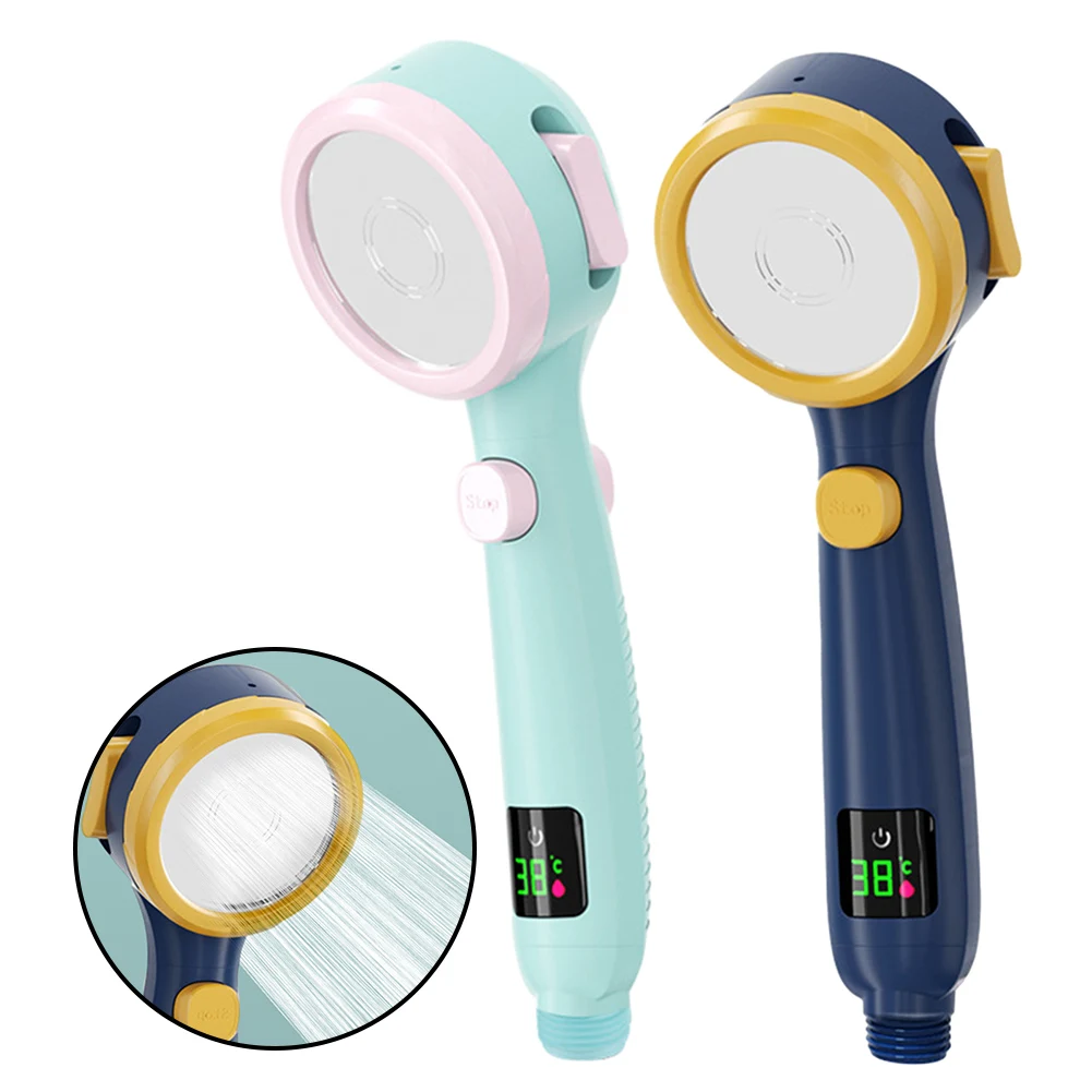 High Pressure Handheld Bathroom Shower Head Water Saving Showerhead Temperature Display Spray LED Digital Temperature Display
High Pressure Handheld Bathroom Shower Head Water Saving Showerhead Temperature Display Spray LED Digital Temperature Display
