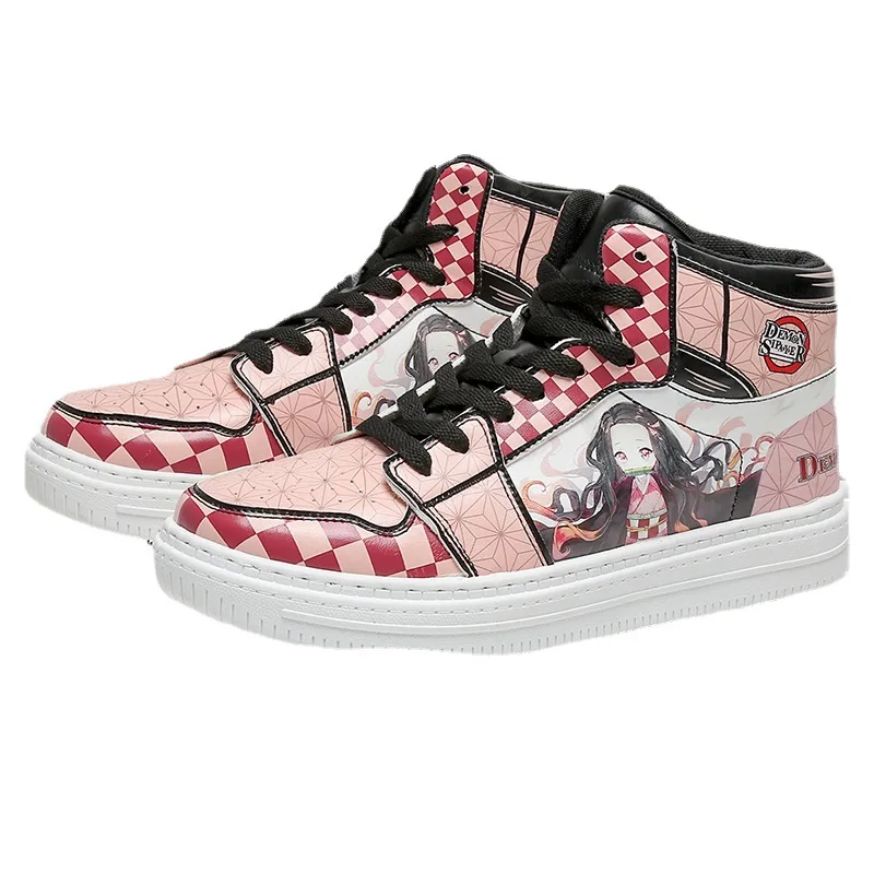 Pink Girl's Heart Anime High-top Sports Casual Board Shoes Ghost Extinction of The Blade of Mizuko Couple Shoes Sneakers Skate
Pink Girl's Heart Anime High-top Sports Casual Board Shoes Ghost Extinction of The Blade of Mizuko Couple Shoes Sneakers Skate