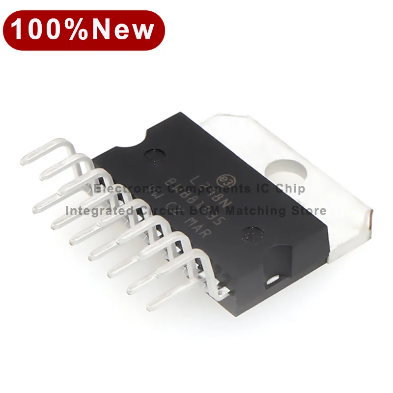 5pcs/lot New L298N chip ZIP15 4.8V to 46V Motor Motion Ignition Controllers & Drivers Dual Full Bridge
5pcs/lot New L298N chip ZIP15 4.8V to 46V Motor Motion Ignition Controllers & Drivers Dual Full Bridge