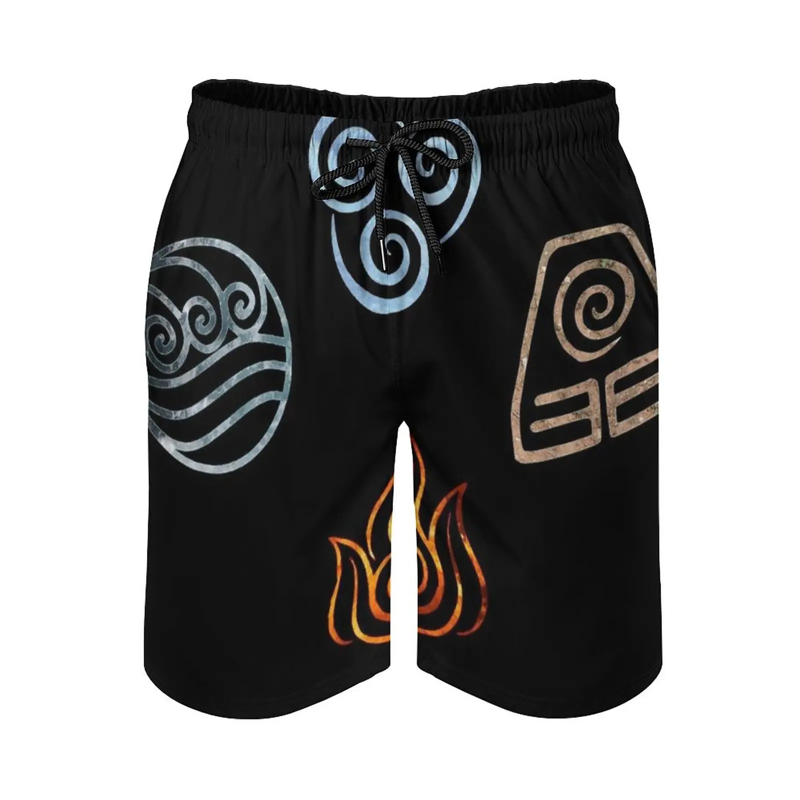 The Four Elements Men's Beach Shorts Swim Trunks With Pockets Mesh Lining Surfing The Last Airbender Earth Air Fire Water
The Four Elements Men's Beach Shorts Swim Trunks With Pockets Mesh Lining Surfing The Last Airbender Earth Air Fire Water