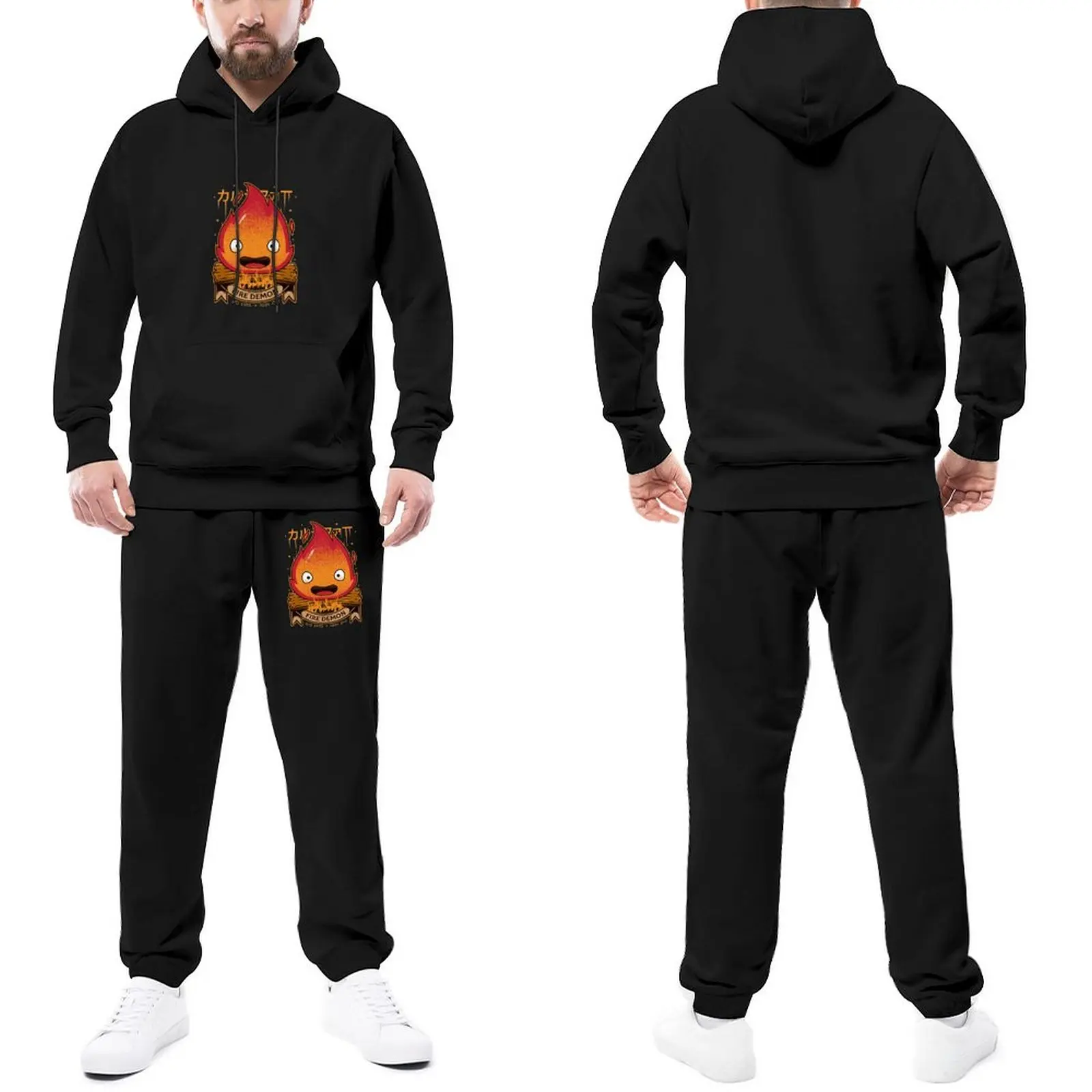 Tracksuit Set Fire Demon Casual Jogger Sets Couple Howls Moving Castle Hooded Suits Spring Y2K Sweatsuits Plus Size
Tracksuit Set Fire Demon Casual Jogger Sets Couple Howls Moving Castle Hooded Suits Spring Y2K Sweatsuits Plus Size