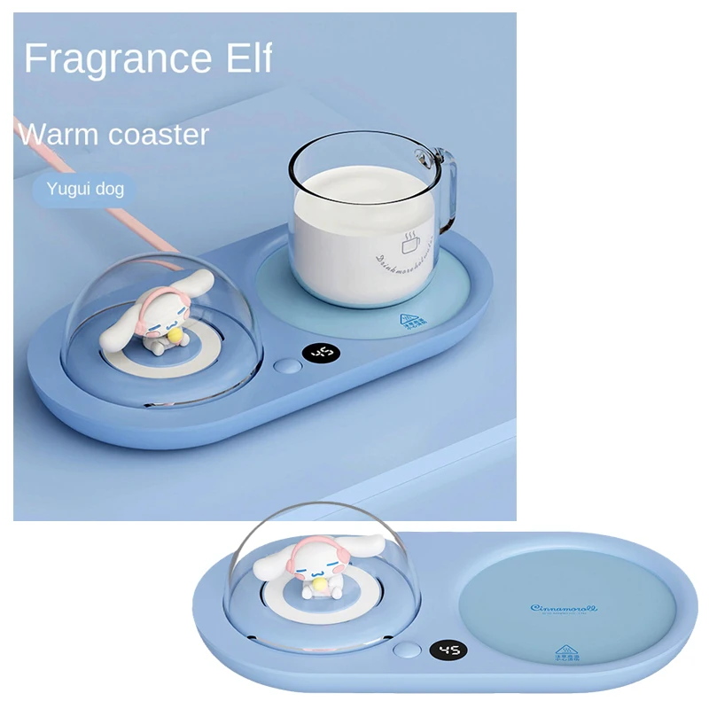 Sanrio Cartoon Anime Cinnamoroll Doll 55 ° Thermostatic Cup Kawaii Glass Heated Milk Coaster Cute Adjustable Temperature Coaster
Sanrio Cartoon Anime Cinnamoroll Doll 55 ° Thermostatic Cup Kawaii Glass Heated Milk Coaster Cute Adjustable Temperature Coaster