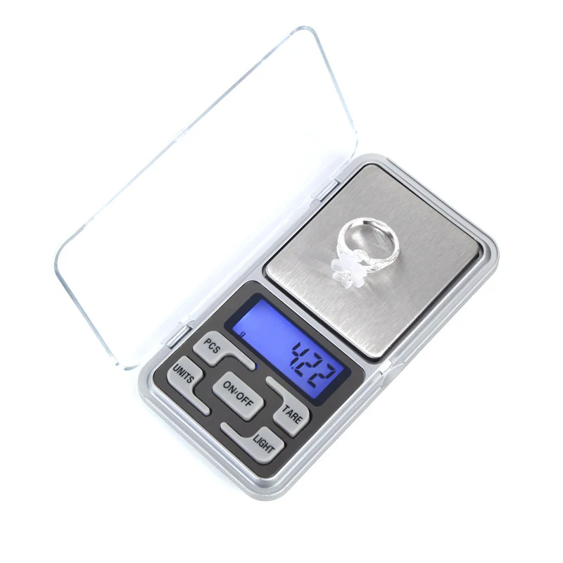 Pocket Scales Mini Precision Digital Scales for 200g/500g*0.01g Gold Jewelry Gram Balance Weight Electronic Backlight Scale
Pocket Scales Mini Precision Digital Scales for 200g/500g*0.01g Gold Jewelry Gram Balance Weight Electronic Backlight Scale