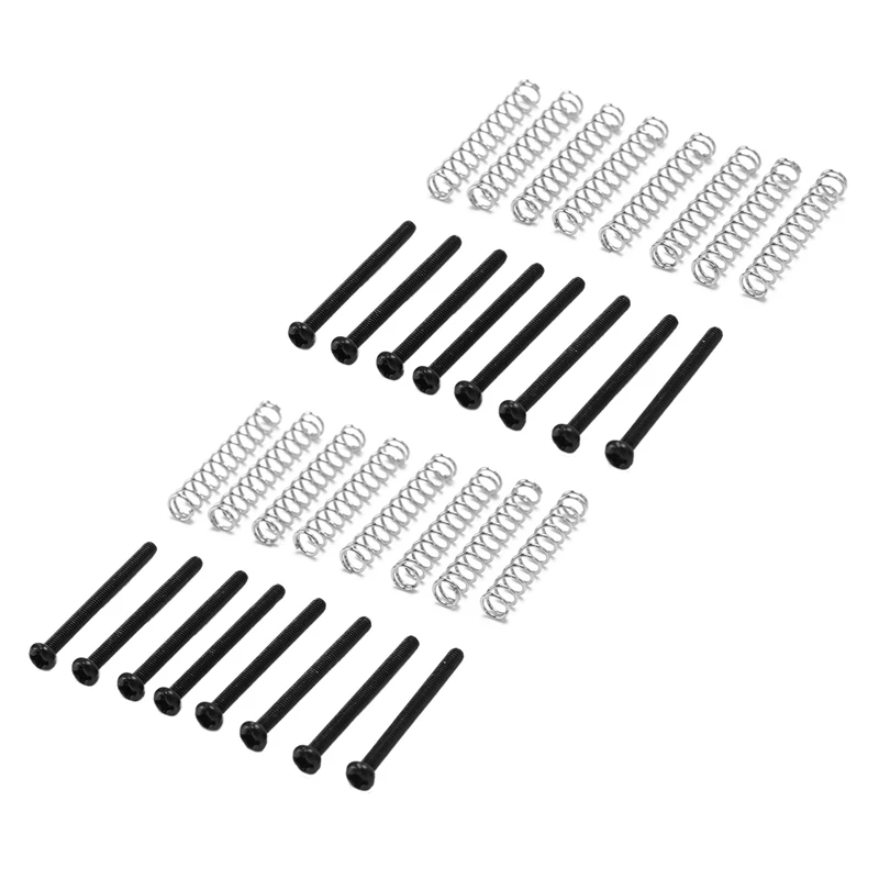 16 Pcs M3X30MM Electric Guitar Humbucker Pickup Adjust Height Screw And Springs - Black
16 Pcs M3X30MM Electric Guitar Humbucker Pickup Adjust Height Screw And Springs - Black