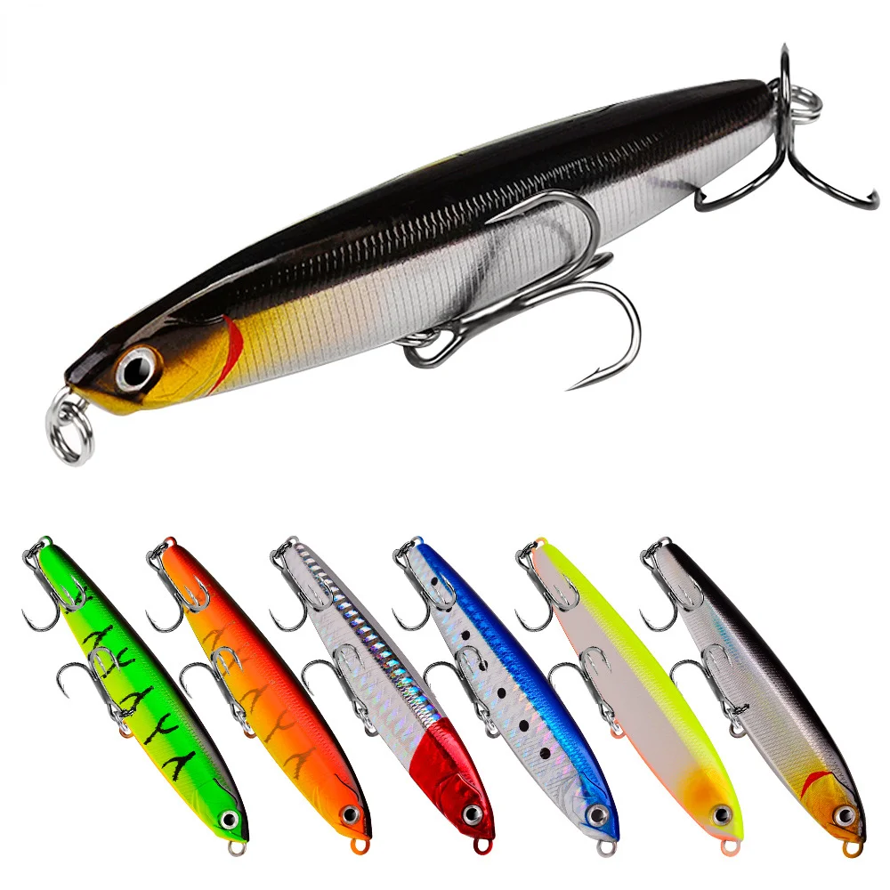 1pcs Pencil Fishing Lure Floating Sinking Bass Carp Bait Weights 10g/14g/18g/24g Isca Artificial Hard Bait 3D Eyes Lifelike Pesc
1pcs Pencil Fishing Lure Floating Sinking Bass Carp Bait Weights 10g/14g/18g/24g Isca Artificial Hard Bait 3D Eyes Lifelike Pesc