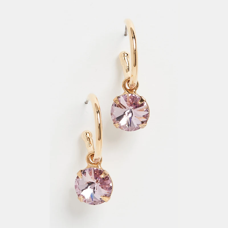 F.J4Z 2022 Trendy Women's Charming Hoop Earrings Gold Color Alloy Pink Zircon Stone Party Show Gify Jewelries Earrings
F.J4Z 2022 Trendy Women's Charming Hoop Earrings Gold Color Alloy Pink Zircon Stone Party Show Gify Jewelries Earrings