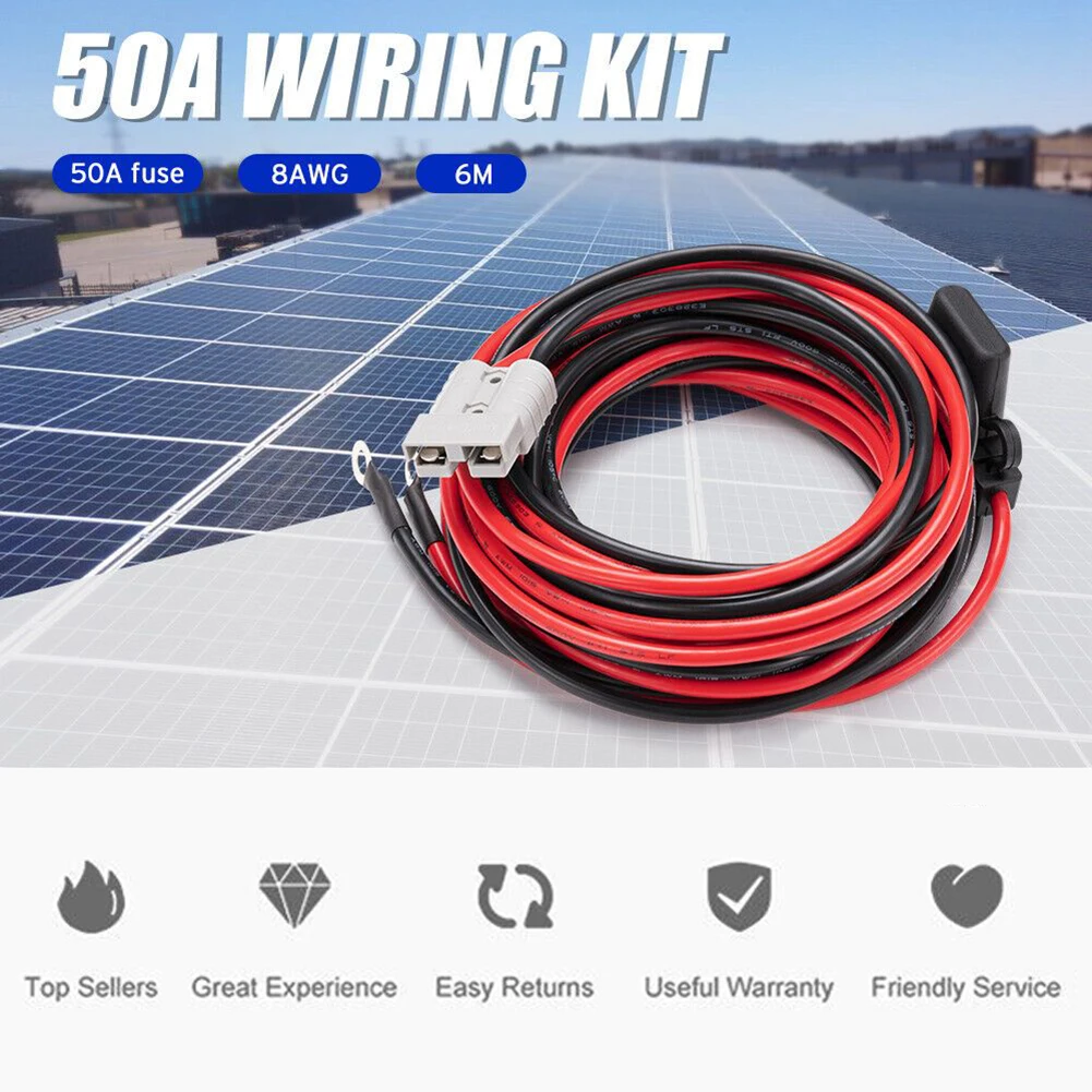 1PCS 1mm 6mm 8AWG Wiring Kit 12V 50A Pluggable Blade Fuse For Anderson Type Plug Battery Cable Quick Connect Accessories
1PCS 1mm 6mm 8AWG Wiring Kit 12V 50A Pluggable Blade Fuse For Anderson Type Plug Battery Cable Quick Connect Accessories