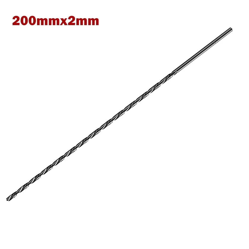 

Tools Drill Bits 1 PC 2-10mm 200mm Extra Long HSS High Abrasion Resistance High Speed Steel For Metal Drilling