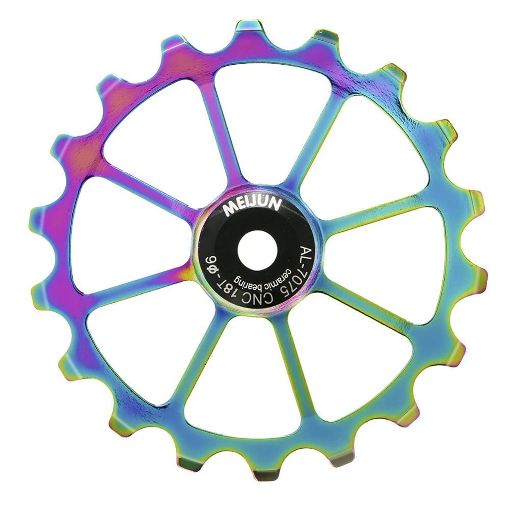 Bicycle Rear Derailleur Jockey Wheel 17T/18T Aluminum Alloy Ceramic Bearing Guide Wheel Pulley Roller Fit Bike Accessories
Bicycle Rear Derailleur Jockey Wheel 17T/18T Aluminum Alloy Ceramic Bearing Guide Wheel Pulley Roller Fit Bike Accessories
