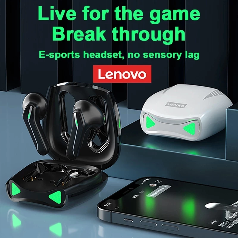 

Lenovo XT85 True Wireless Earphone TWS Bluetooth-Compatible 5.0 Stereo Headphone AAC Low Latency Gaming Earbuds Headset With Mic