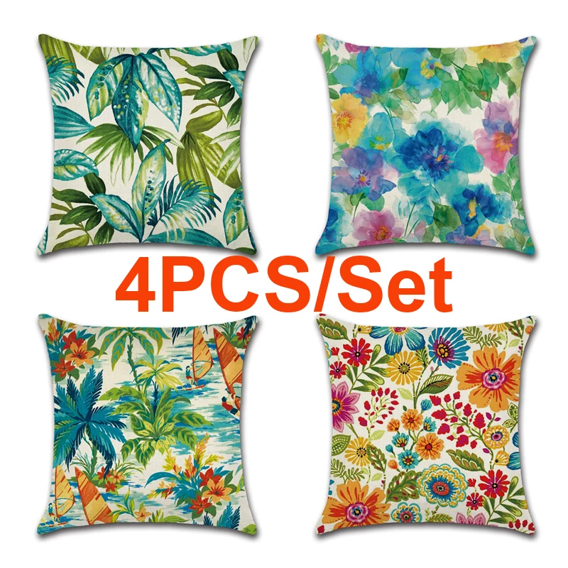 4PCS Printed Pillowcase 45*45cm Cotton Linen Throw Pillow Covers Home Decor Cushion Cover for Sofa Indoor or Outdoor Decorate
4PCS Printed Pillowcase 45*45cm Cotton Linen Throw Pillow Covers Home Decor Cushion Cover for Sofa Indoor or Outdoor Decorate