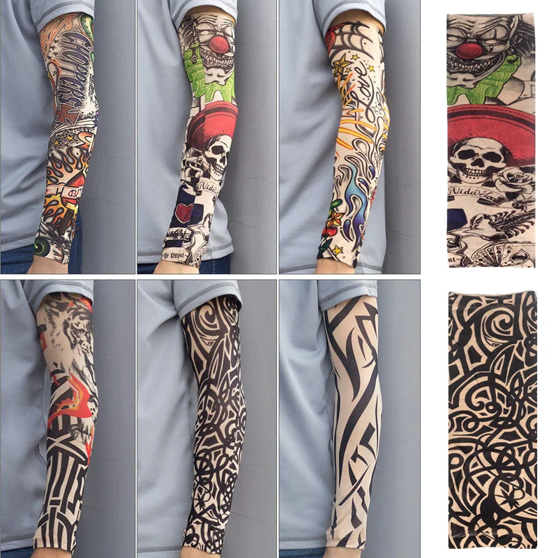 Fake Tattoo Sleeves Men and Women Riding Arm Guards Outdoor Biker Driving Fishing Ice Silk Summer Seamless Sunscreen Sleeves
Fake Tattoo Sleeves Men and Women Riding Arm Guards Outdoor Biker Driving Fishing Ice Silk Summer Seamless Sunscreen Sleeves